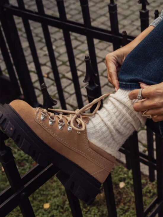 These boots are made for walkin Ganni Hiking Booties \